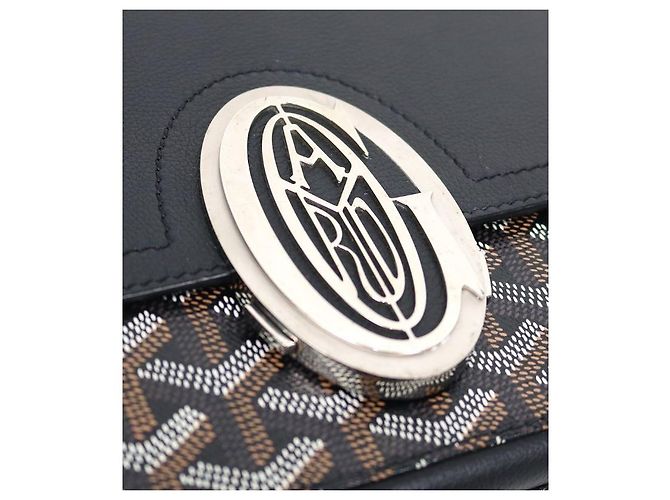 233 Goyard Borsa a tracolla nera - vista 6