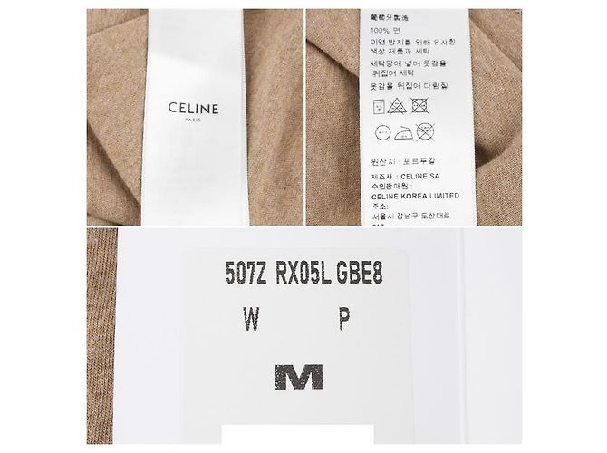 Céline Camiseta Triofe de punto de algodón Naranja - vista 5