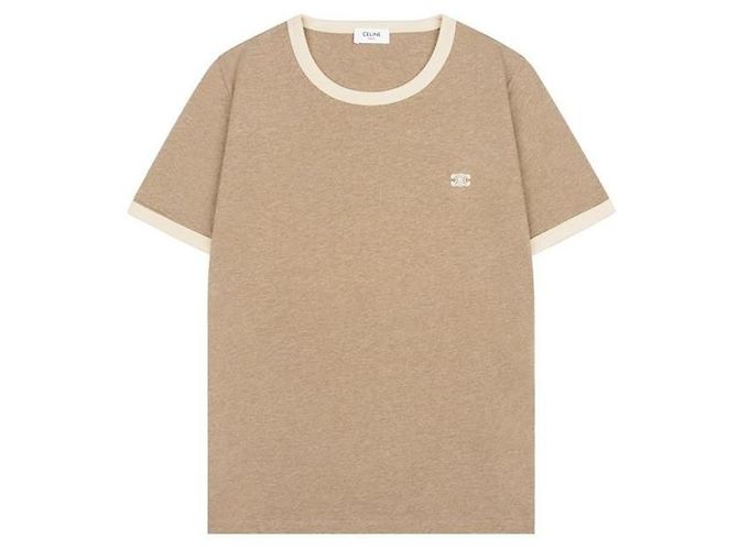 Céline Camiseta Triofe de punto de algodón Naranja - vista 6