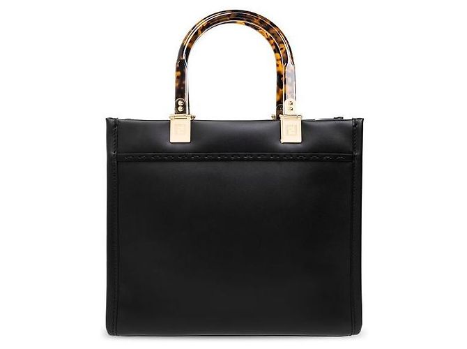 Fendi Sunshine Small Shopper-Tasche aus Leder - Ansicht 4