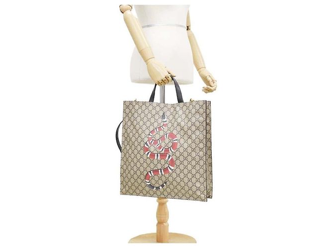 Gucci Supreme Kingsnake Two Way Bag - Ansicht 4