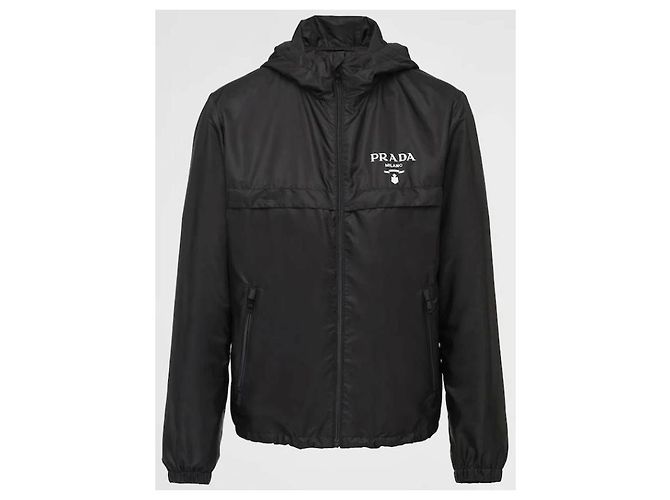 Prada Giacca Bomber con Cappuccio in Re-Nylon - vista 4