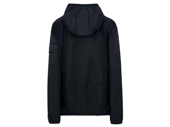 Moncler Giacca in Piuma con Cappuccio Montenegro MONTEYNARD Nero - vista 3