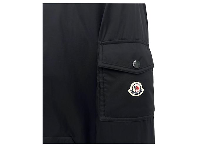 Moncler Giacca in Piuma con Cappuccio Montenegro MONTEYNARD Nero - vista 4