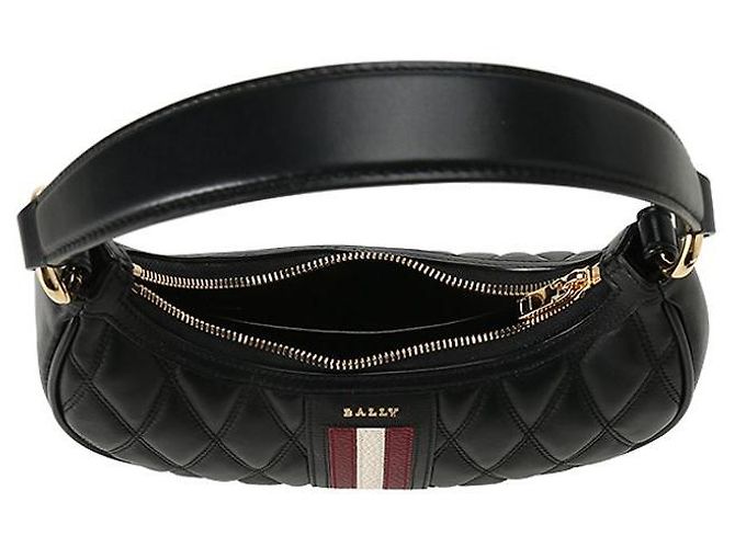 Bally Mini Bag DEYR Black/Yellow Gold Nero - vista 4