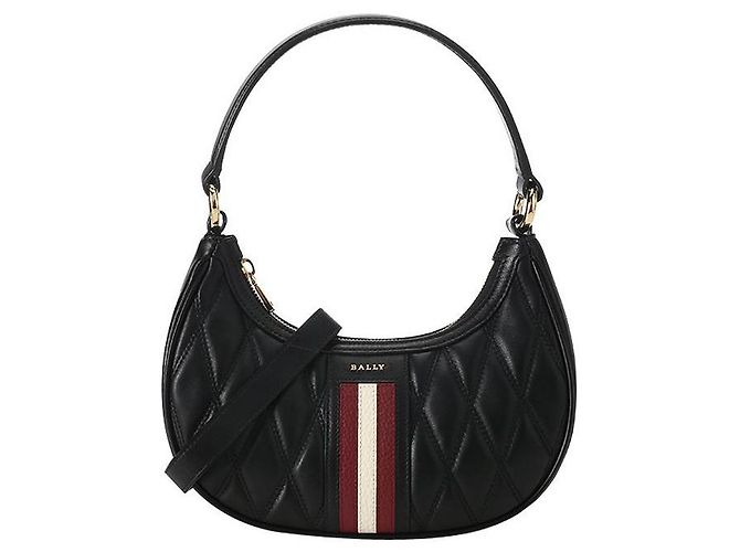 Bally Mini Bag DEYR Black/Yellow Gold Nero - vista 6