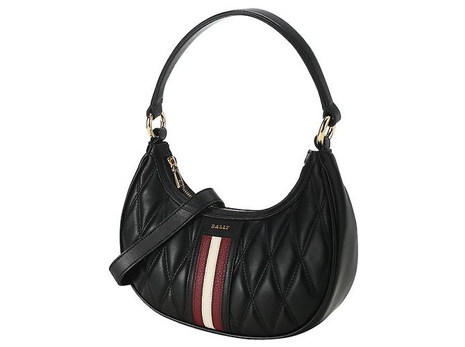 Bally Mini Bag DEYR Black/Yellow Gold Nero - vista 8