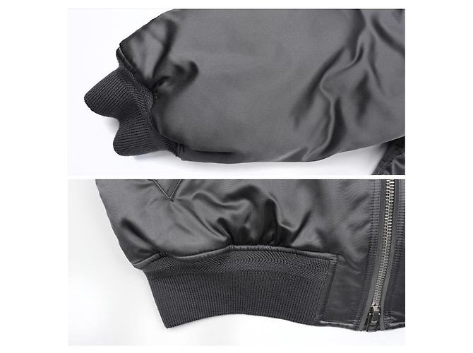 Tom Ford Giacca Bomber in Raso Marrone - vista 4