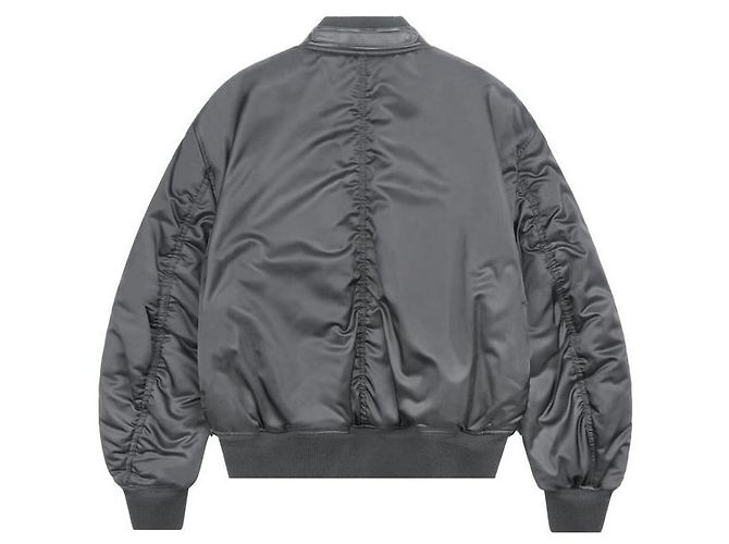 Tom Ford Giacca Bomber in Raso Marrone - vista 7