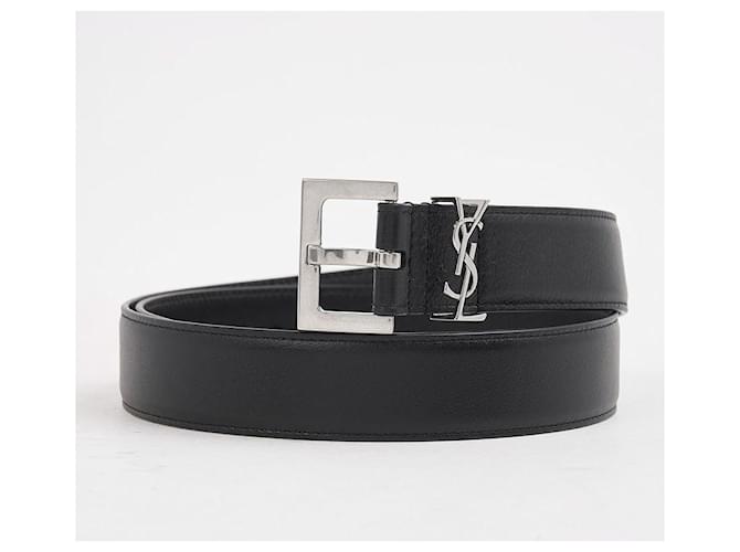 Saint Laurent Monogram Gürtel Schwarz - Ansicht 2