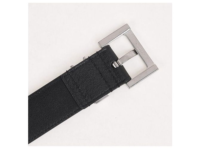 Saint Laurent Monogram Gürtel Schwarz - Ansicht 5