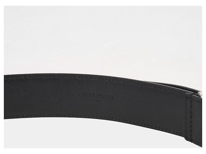 Saint Laurent Monogram Gürtel Schwarz - Ansicht 6