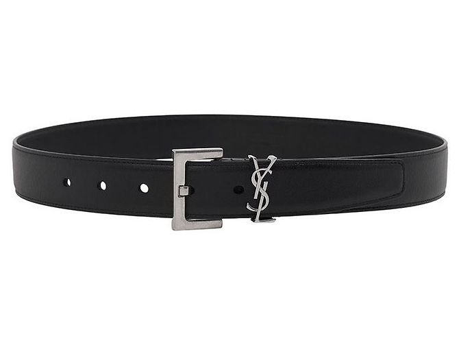 Saint Laurent Monogram Gürtel Schwarz - Ansicht 9