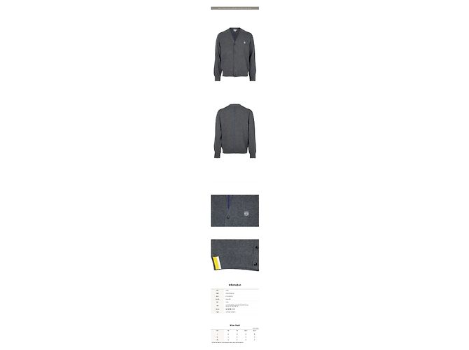 Loewe Grauer Anagram V-Ausschnitt Wollcardigan Braun - Ansicht 2