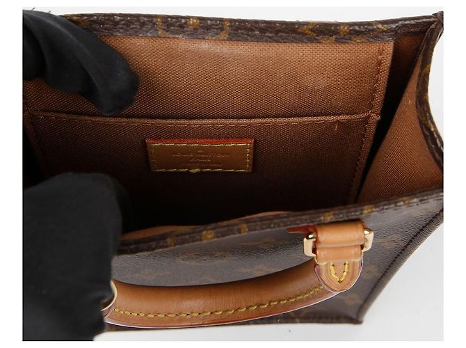 Louis Vuitton SAC PLA PETIT TOTE SHOULDER BAG Arancione - vista 8