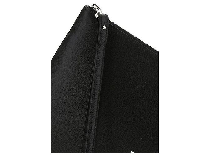 Clutch Balenciaga in pelle nera Nero - vista 6