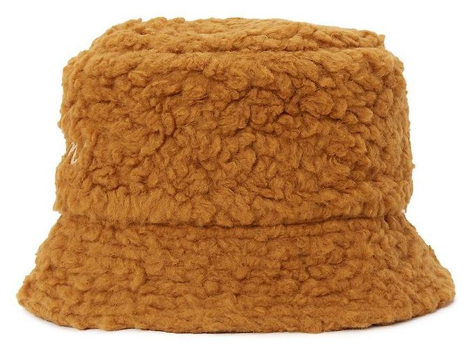 Marni Cappello Bucket in lana da uomo Arancione - vista 4