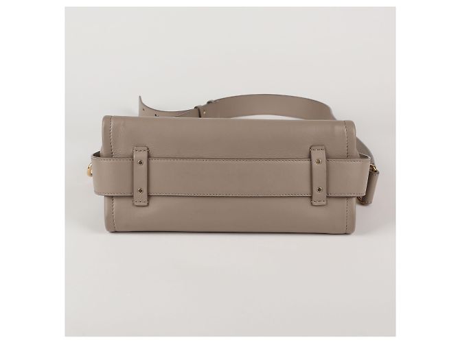 Chloé Borsa tote e a tracolla Tess Day in pelle grigia Small Marrone - vista 7