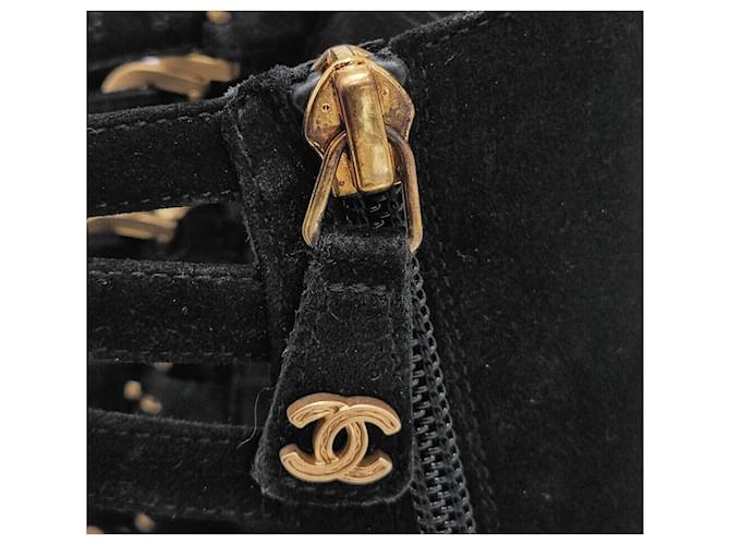 Chanel Botas de ante Negro - vista 5