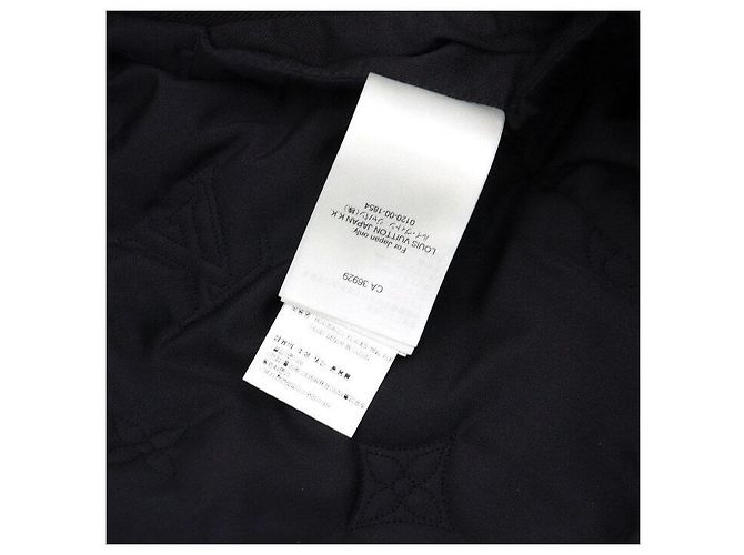 Louis Vuitton Giacca in denim con cappuccio e pelliccia Nero - vista 8