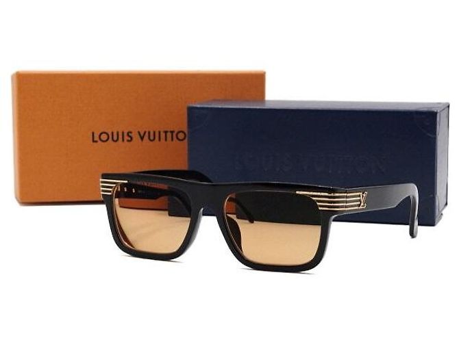 Louis Vuitton Gafas de sol unisex LV Slide Square Negro - vista 7