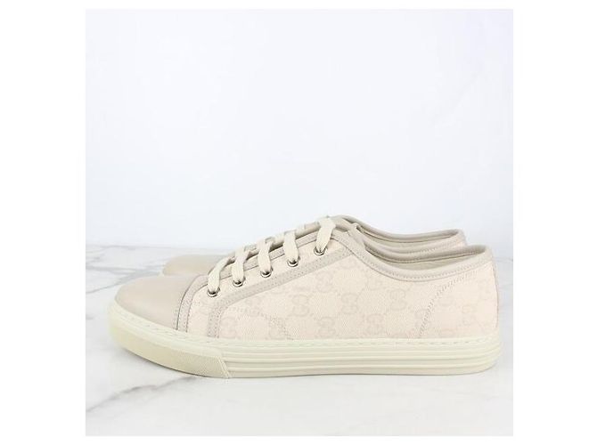 Gucci Leder-Sneaker beige Braun - Ansicht 4