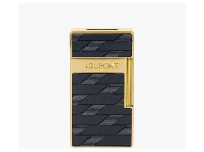 St Dupont Accendino Monogram Bi-Color Black Gold Multicolore - vista 2