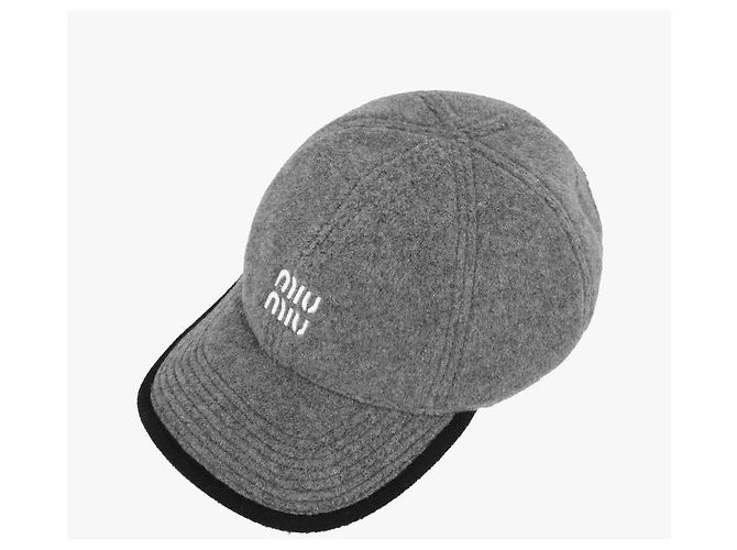 Miu Miu Baseball-Kappe aus Fleece mit gesticktem Logo Braun - Ansicht 2