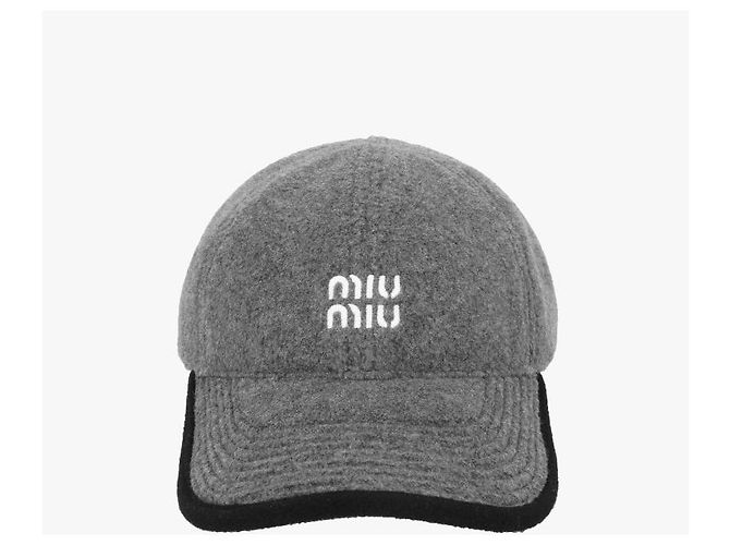 Miu Miu Baseball-Kappe aus Fleece mit gesticktem Logo Braun - Ansicht 4