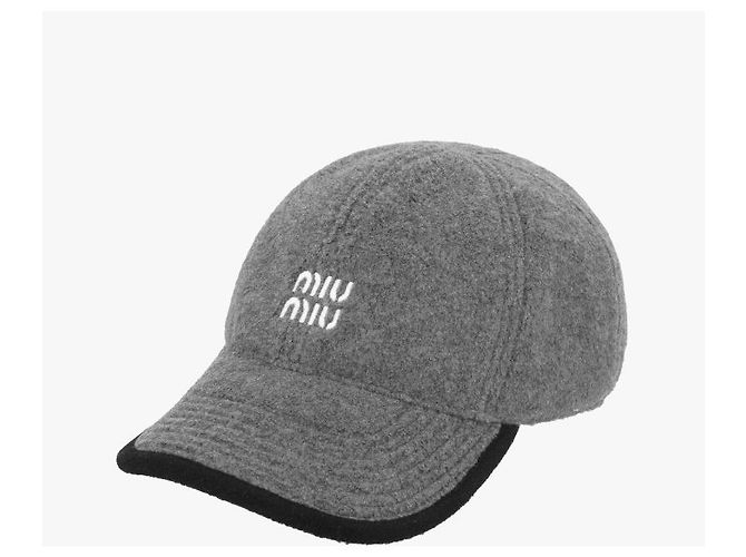 Miu Miu Baseball-Kappe aus Fleece mit gesticktem Logo Braun - Ansicht 5