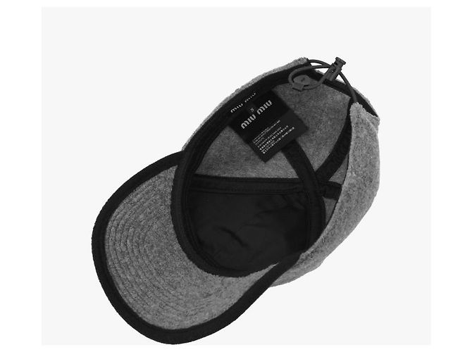 Miu Miu Baseball-Kappe aus Fleece mit gesticktem Logo Braun - Ansicht 8