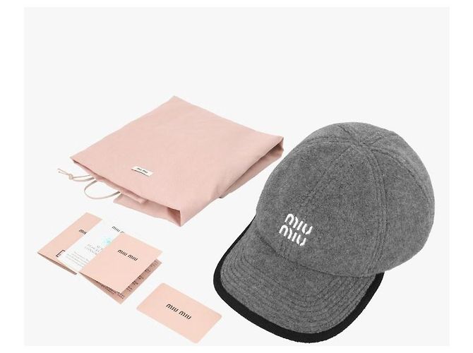 Miu Miu Baseball-Kappe aus Fleece mit gesticktem Logo Braun - Ansicht 9