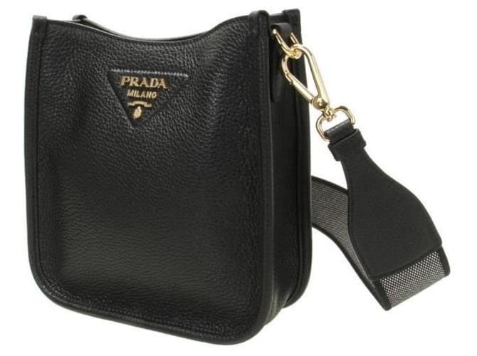 Prada Mini borsa a tracolla in pelle Nero - vista 2