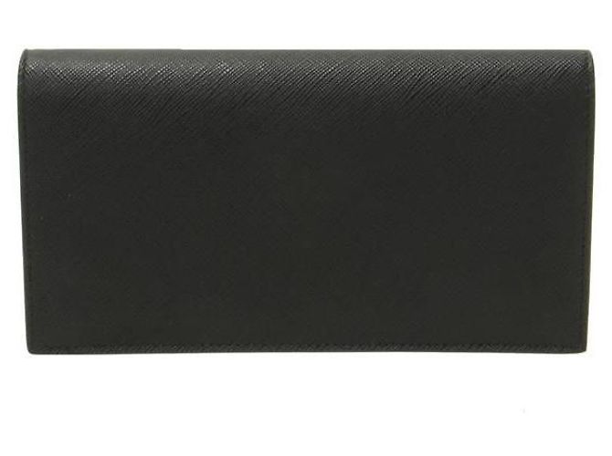 Prada Mini borsa in pelle Saffiano stamp : Nero - vista 3