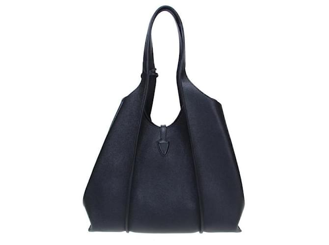 Tod's Timeless Leder Shopper Bag Medium Schwarz - Ansicht 3