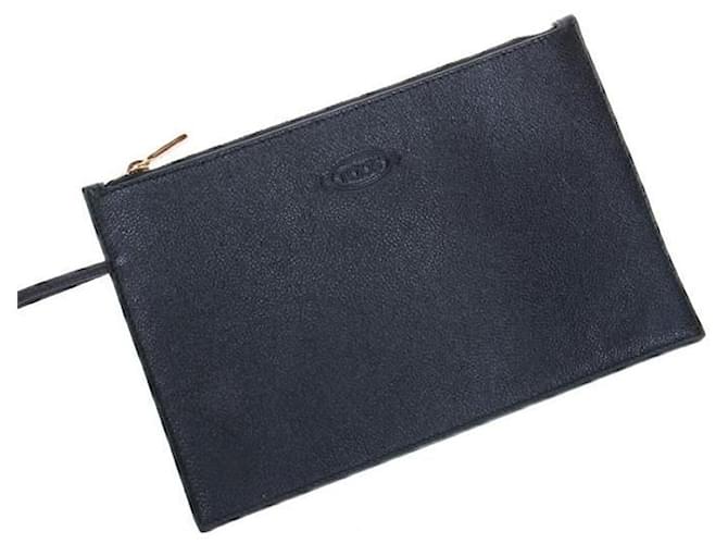 Tod's Timeless Leder Shopper Bag Medium Schwarz - Ansicht 6