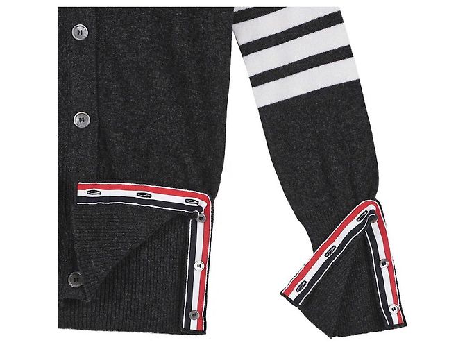 Thom Browne Kaschmir-Cardigan für Damen Schwarz - Ansicht 3