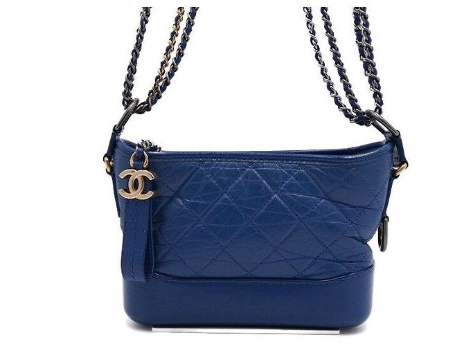 Chanel Gabrielle Small Hobo Chain Shoulder Bag and Crossbody Blue - view 2