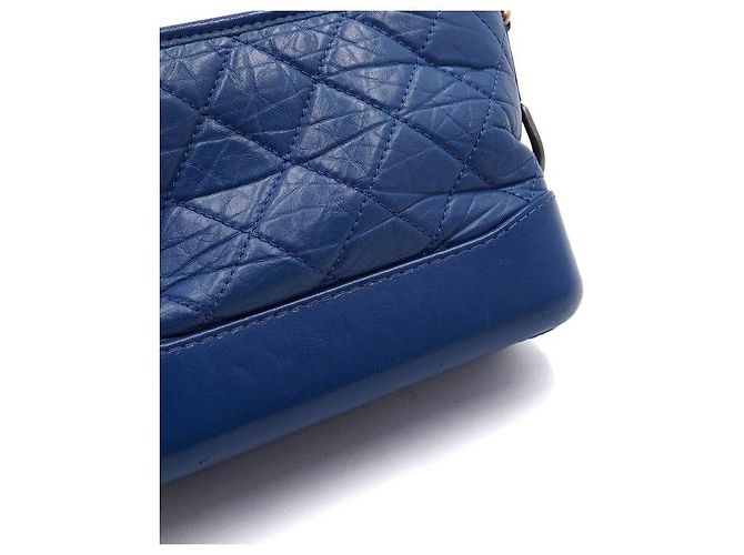 Chanel Gabrielle Small Hobo Chain Shoulder Bag and Crossbody Blue - view 8