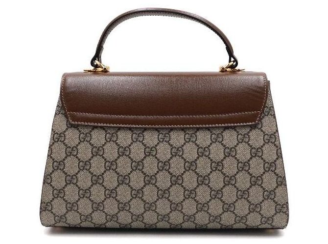 Gucci Borsa Tote e Borsa a Tracolla da Donna Horsebit Medium con Manico Superiore Marrone - vista 5