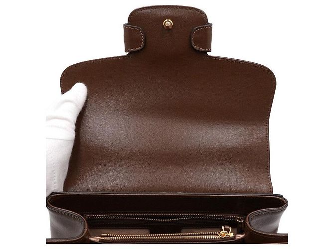 Gucci Borsa Tote e Borsa a Tracolla da Donna Horsebit Medium con Manico Superiore Marrone - vista 7