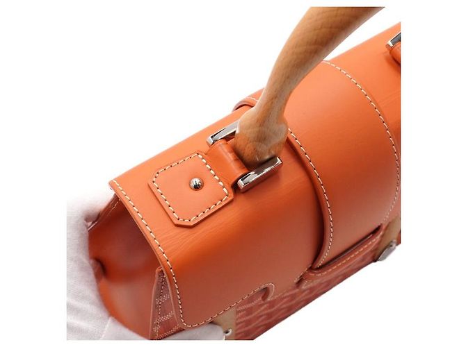 Goyard Borsa Tote e Borsa a Tracolla Crossbody Saigon PM Arancione - vista 10