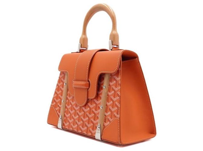 Goyard Borsa Tote e Borsa a Tracolla Crossbody Saigon PM Arancione - vista 2