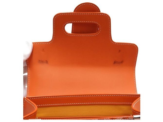 Goyard Borsa Tote e Borsa a Tracolla Crossbody Saigon PM Arancione - vista 7