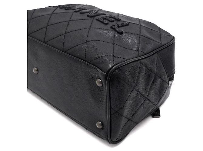 Chanel Borsa Tote da Donna in Caviar Nero con Logo Iniziale - vista 8