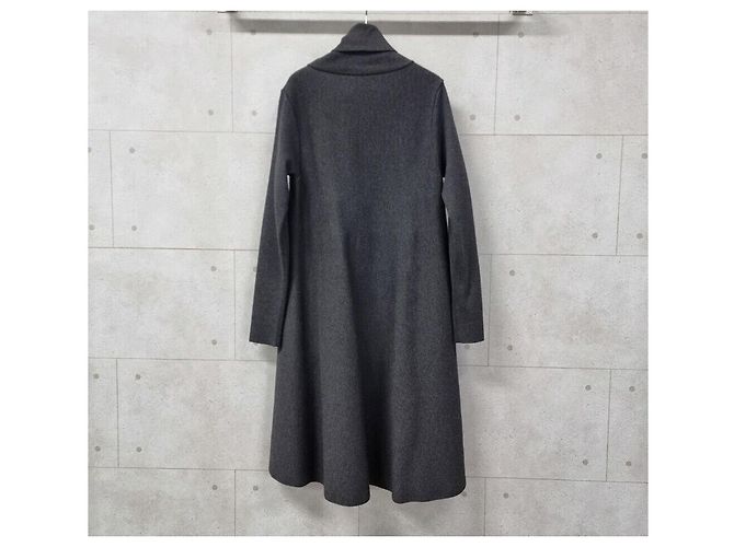 Louis Vuitton Abito lungo in mohair e alpaca Nero - vista 2