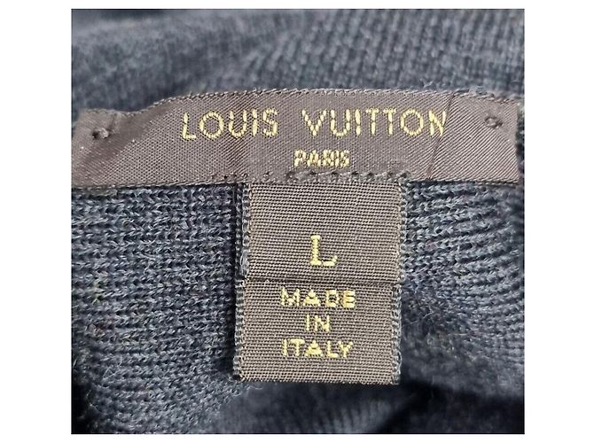 Louis Vuitton Abito lungo in mohair e alpaca Nero - vista 6