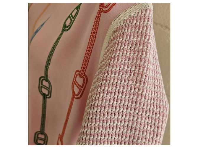 Hermès Twilly Silk Manga Corta Roja - vista 8