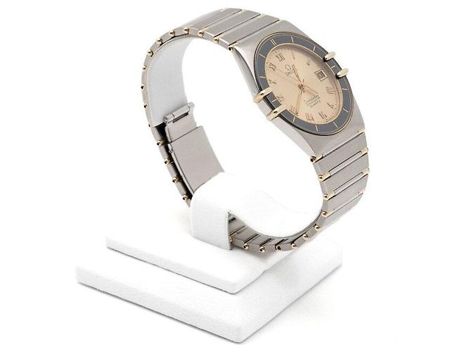 Omega Reloj de Cuarzo Unisex Vintage Constellation Manhattan Chronometer Dorado - vista 4