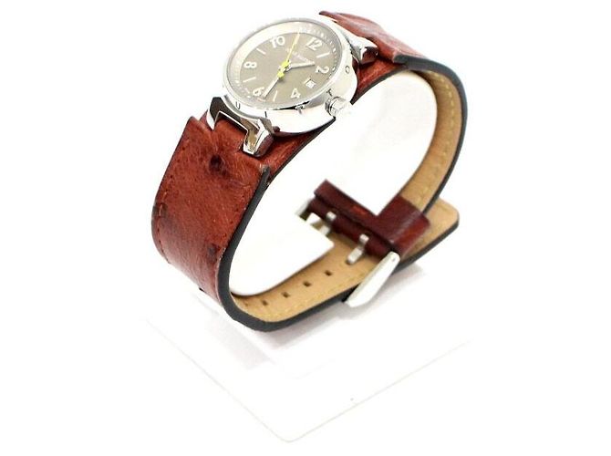 Louis Vuitton Relógio de Quartzo com pulseira de avestruz para mulheres Multicor - vista 3